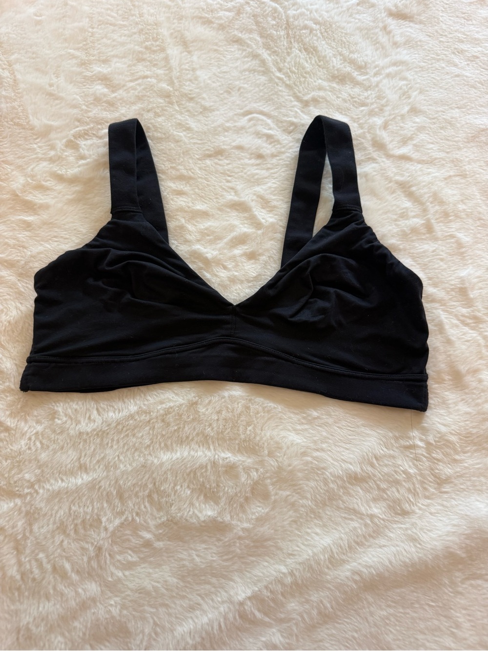 SPANX Black Wireless Comfort Bralette - Smooth Stretch Support